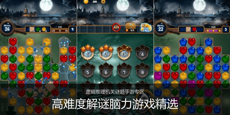 高难度解谜脑力游戏精选