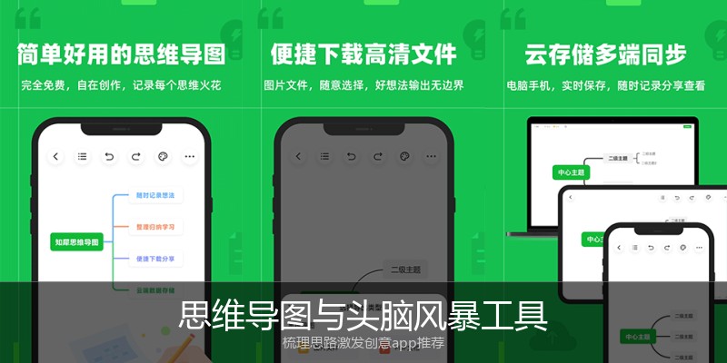 思维导图与头脑风暴工具