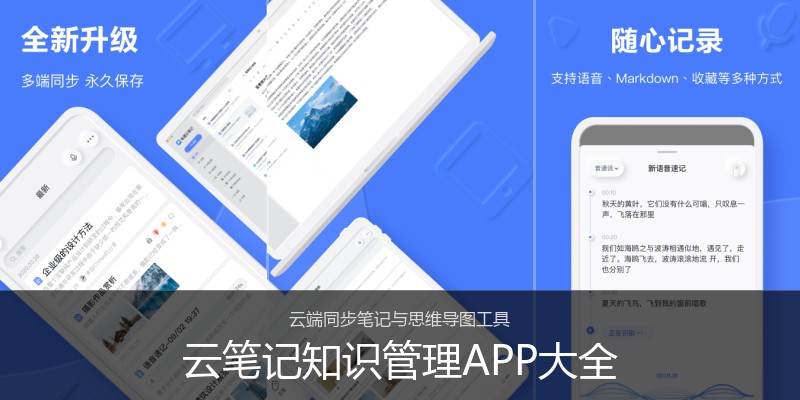 云笔记知识管理APP大全