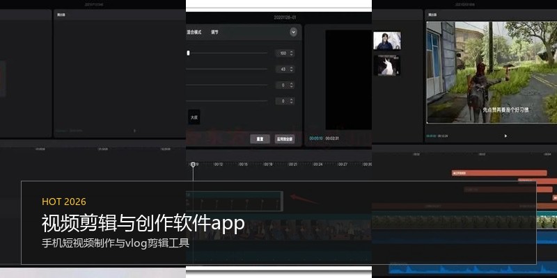 视频剪辑与创作软件app