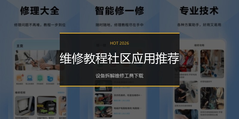 维修教程社区应用推荐