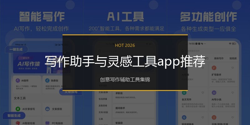 写作助手与灵感工具app推荐