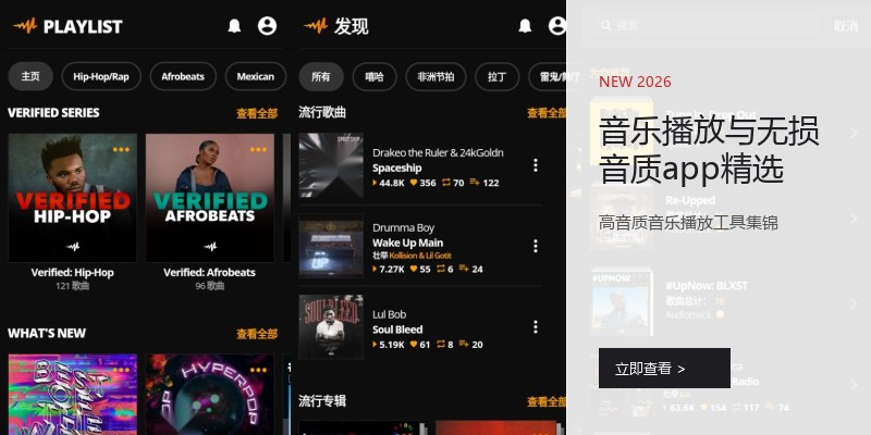 音乐播放与无损音质app精选