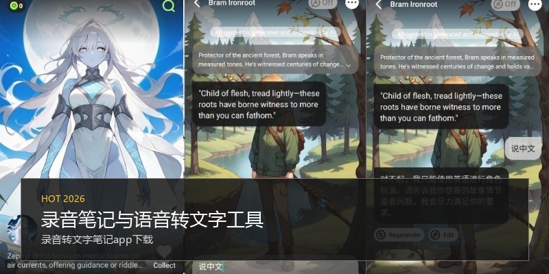 录音笔记与语音转文字工具
