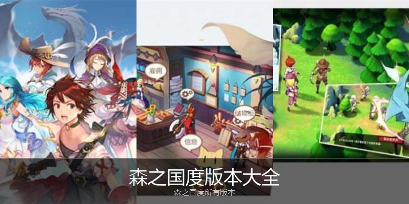 森之国度版本大全