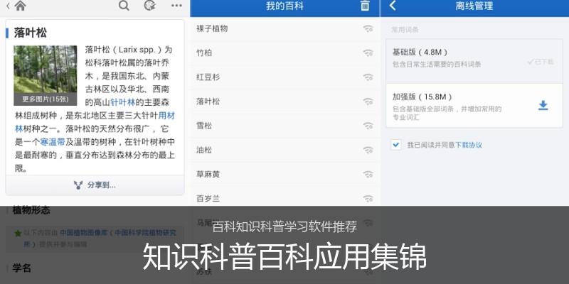 知识科普百科应用集锦