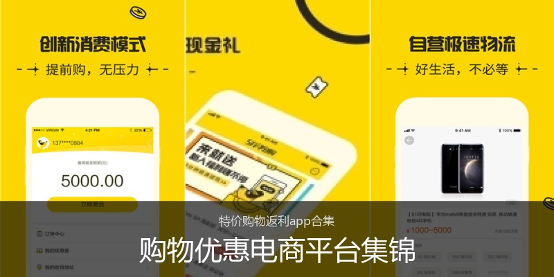 购物优惠电商平台集锦