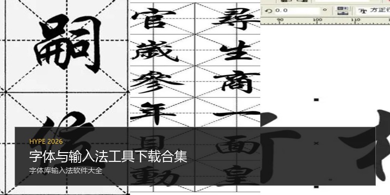 字体与输入法工具下载合集
