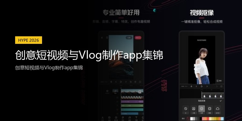 创意短视频与Vlog制作app集锦