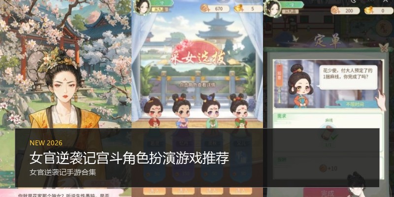 女官逆袭记宫斗角色扮演游戏推荐