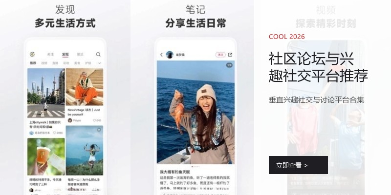 社区论坛与兴趣社交平台推荐