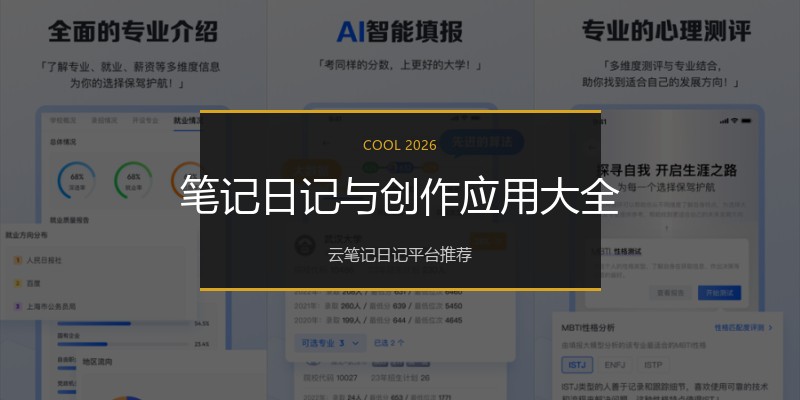 笔记日记与创作应用大全