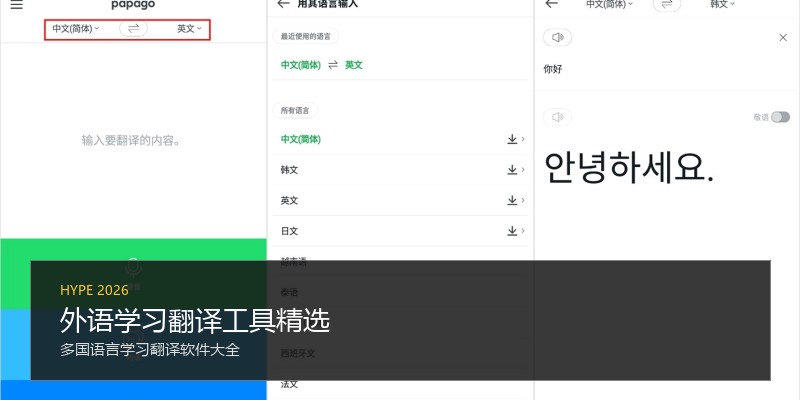 外语学习翻译工具精选