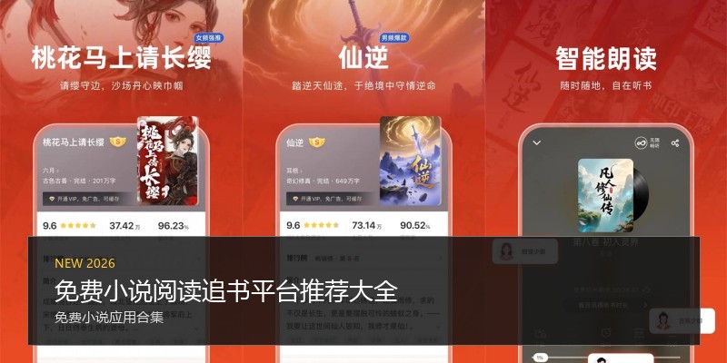 免费小说阅读追书平台推荐大全