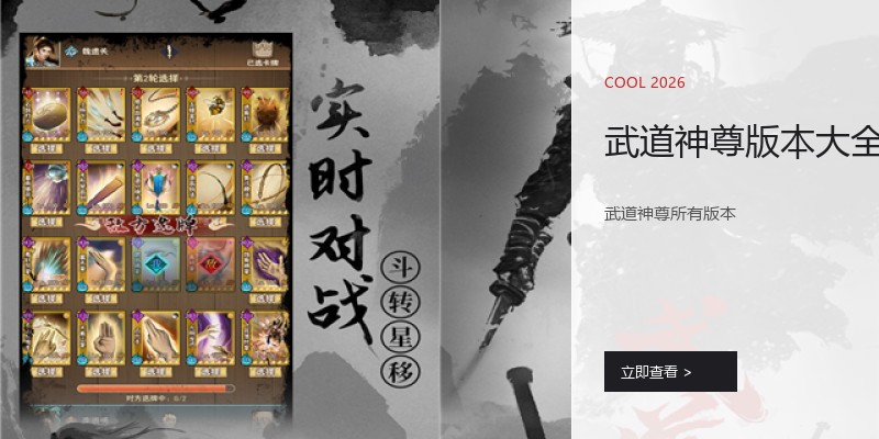 武道神尊版本大全