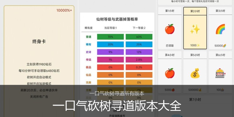 一口气砍树寻道版本大全