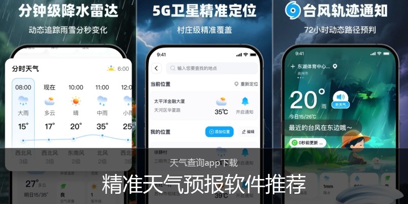 精准天气预报软件推荐