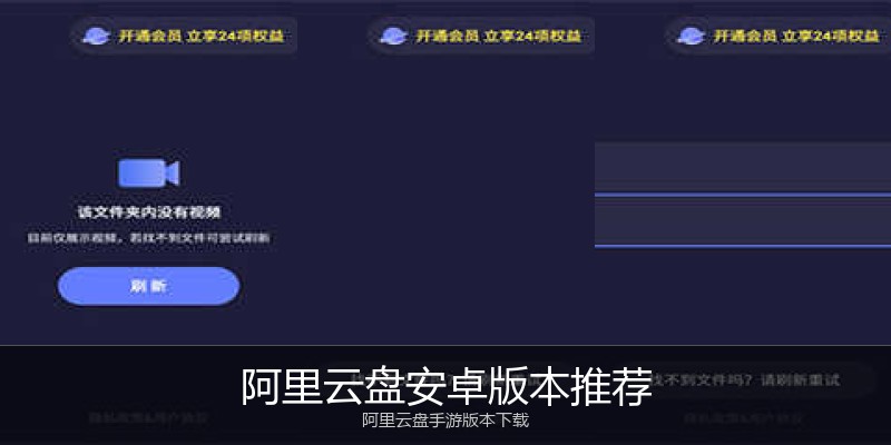 阿里云盘安卓版本推荐