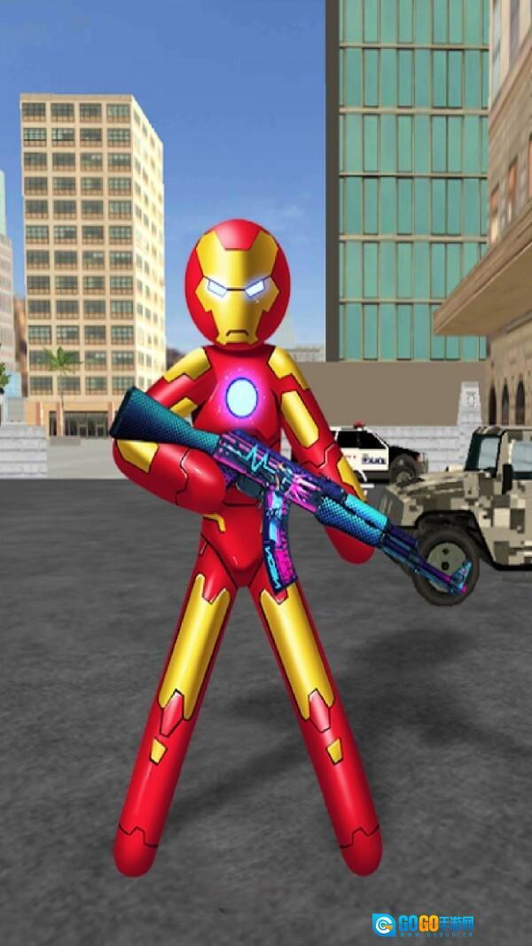 火柴人绳索英雄钢铁侠图4