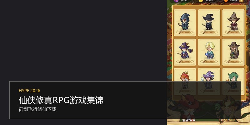 仙侠修真RPG游戏集锦