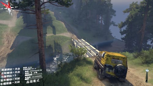 旋转轮胎泥泞奔驰最新版图3