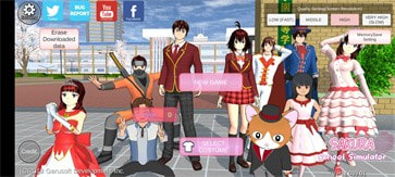 樱花校园模拟器高马尾直装版图4