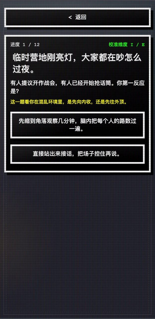 16人格生存日记(1)