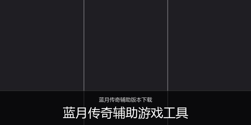 蓝月传奇辅助游戏工具
