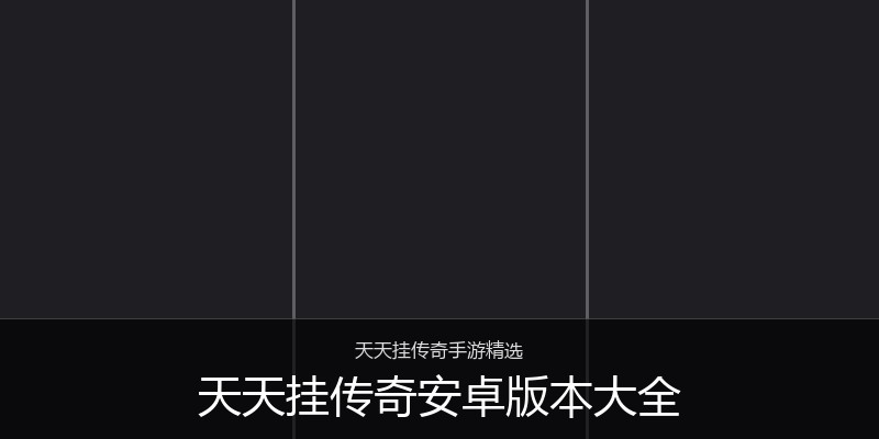 天天挂传奇安卓版本大全