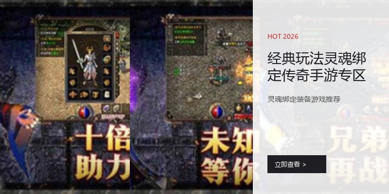 经典玩法灵魂绑定传奇手游专区