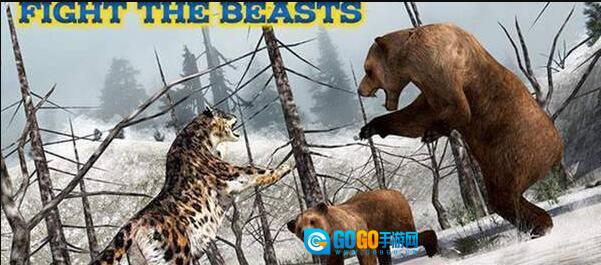 森林雪豹模拟图1