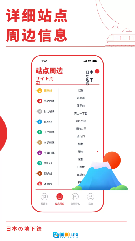 日本地铁通手机版图2