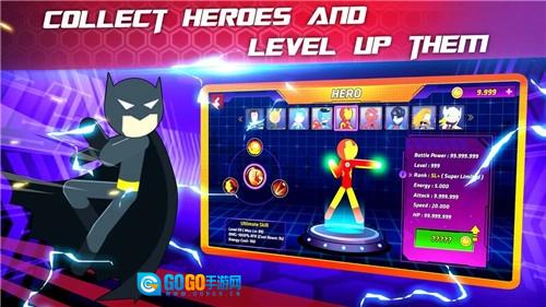 超级火柴人英雄战斗(SuperStickmanHeroes)安卓官方版图1