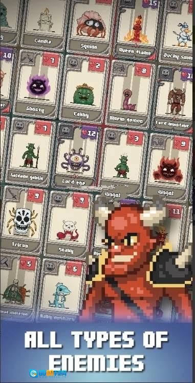 像素卡拼图地牢(Dungonian: Epic card crawl dunge)手游无广告版图1
