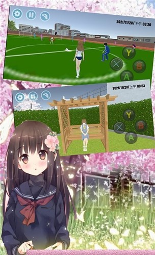 樱花高校恋爱模拟器3d官方正版图3