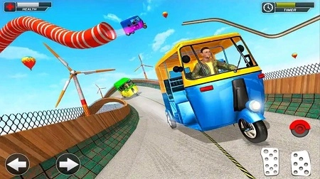 天空杂技车游戏绿色版图3