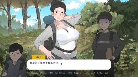 我和朋友陪妈妈去露营汉化版图3
