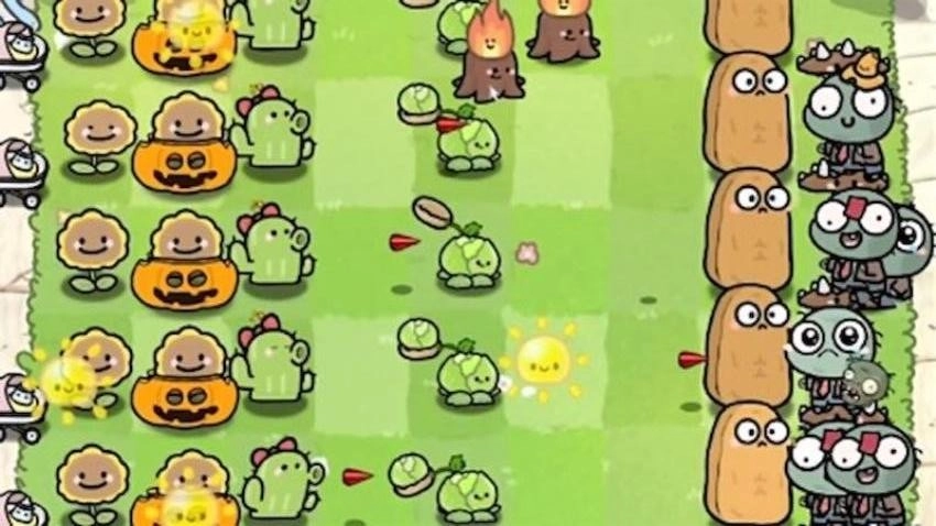 萌植物消灭僵尸游戏完整版图1