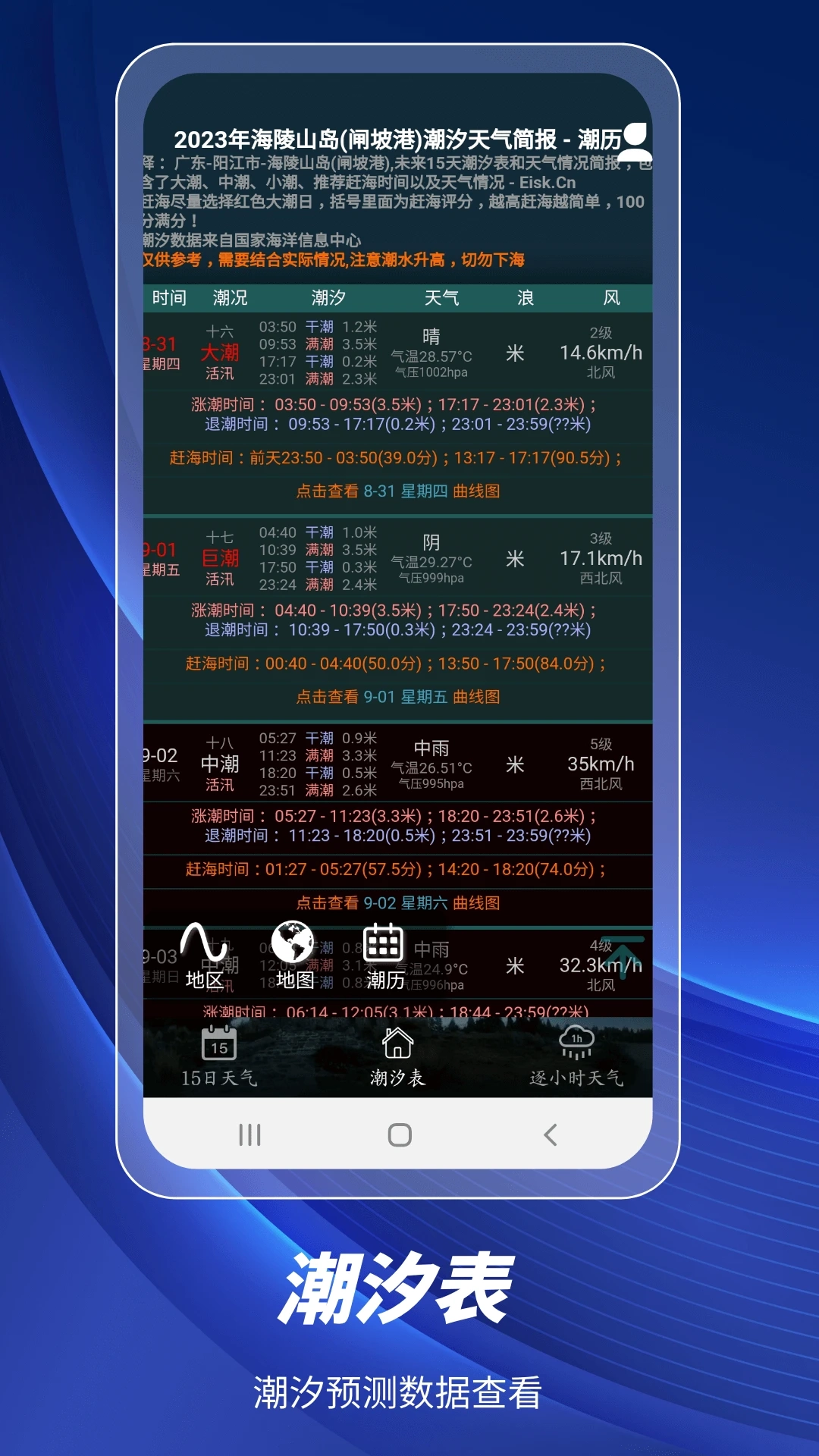 全球潮汐表手机最新版图1