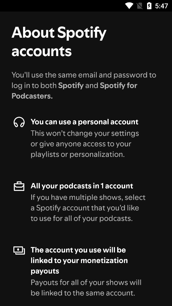 SpotifyforPodcasters安卓免费版图2