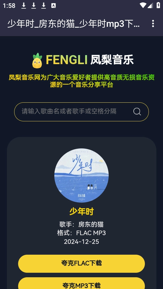 凤梨音乐通用版图3