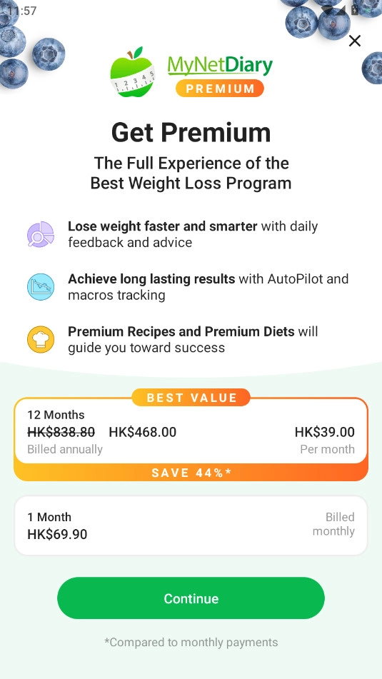 MyNetDiary最新免费版图3