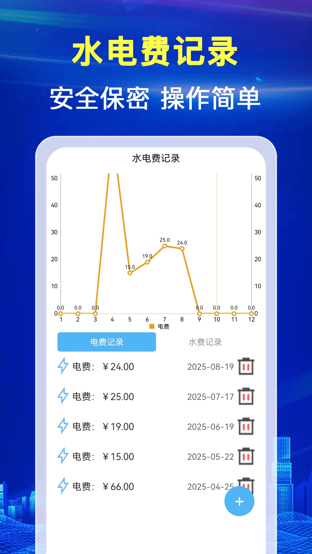 水电月度费用算官方版图1
