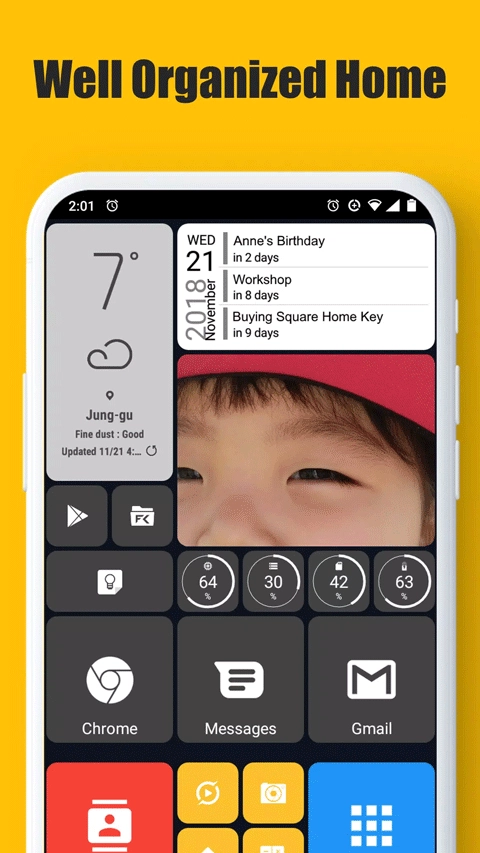 squarehome桌面启动器标准版图4