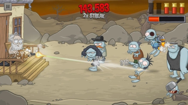 爷爷打僵尸手游免费版图1