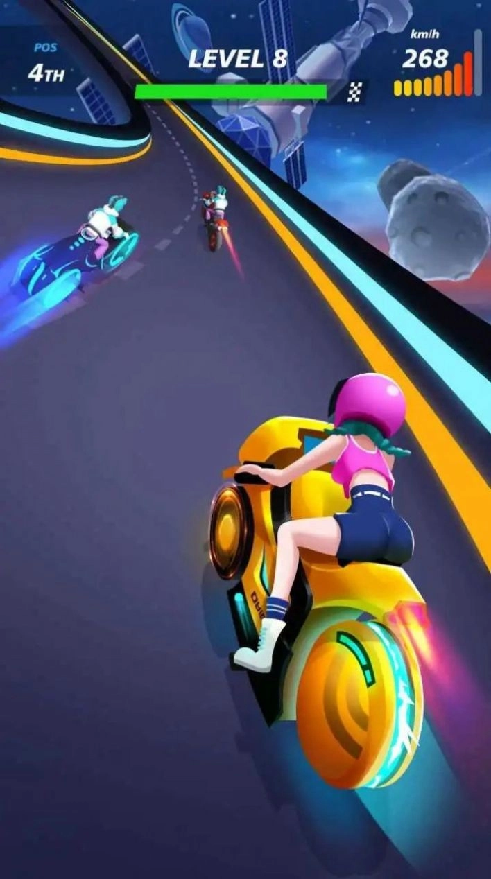 摩托比赛大师3D原版图2