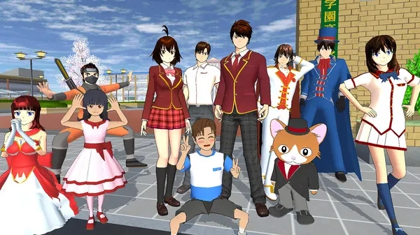 樱花校园动漫少女官方正版图3