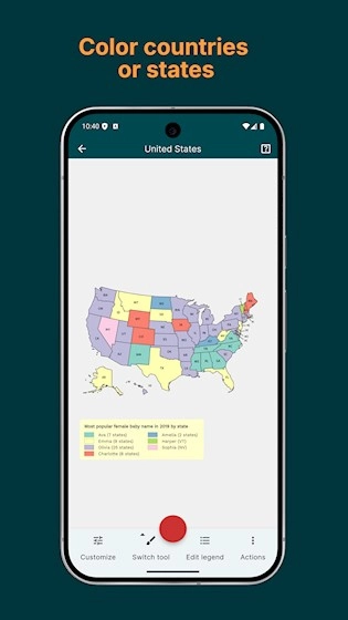 MapChart手游直装版图1