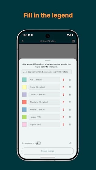 MapChart手游直装版图4