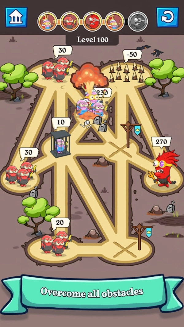 小黄人大冲突通用版图1